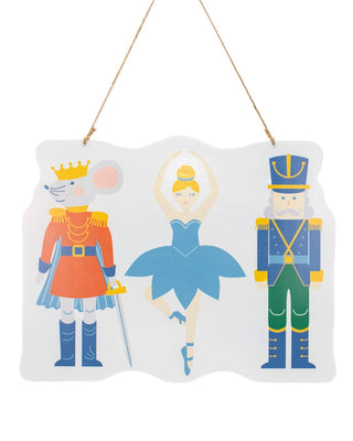 Nutcracker Waltz Door Hanger   Multi   19.75x15.5