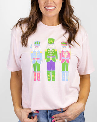 Candy Nutcracker Crew Neck T-Shirt   XLight Pink/Multi   -Asst