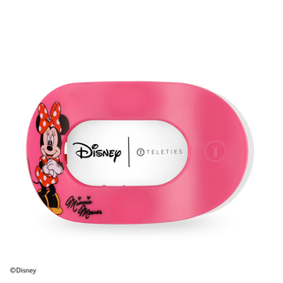 Flat Round Hair Clip | Large | Minnie Mouse