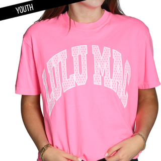 KD-PD-1001 Neon Pink Youth Comfort Colors Tee: Neon Pink /