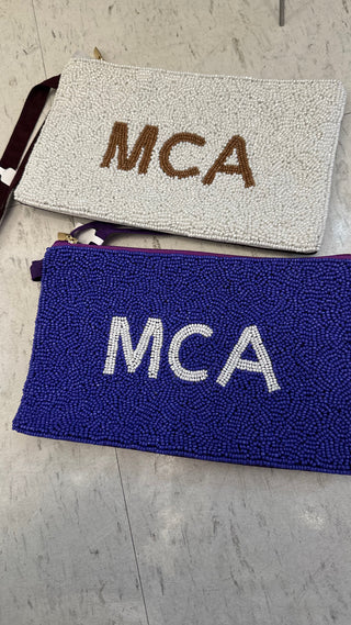 Mount Carmel beaded wristlet