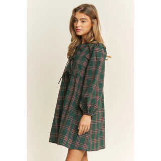 Babydoll Bow Mini Dress