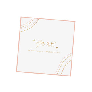 TWINKLE AND SHINE metallic temporary tattoo