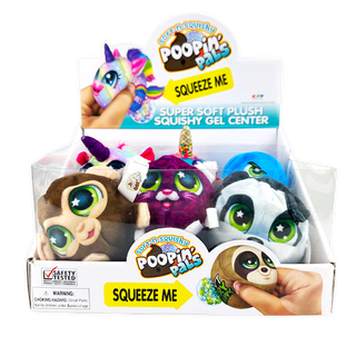 Plush Squeeze Poopin' Pal Toy Assortment