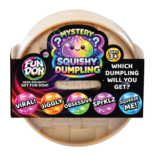 Fun Doh 4" Mystery Dumpling Squishies | 12pc Display Box: