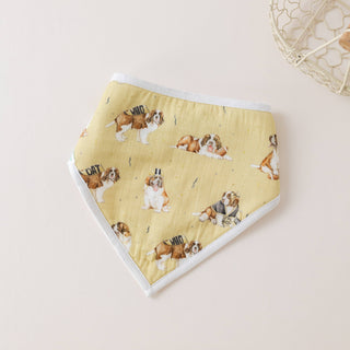 MVP: Louisiana Saints Organic Muslin Bib NOLA TAWK