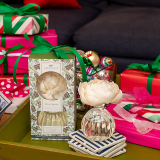 Silver Spruce Flower Diffuser Holiday Gift