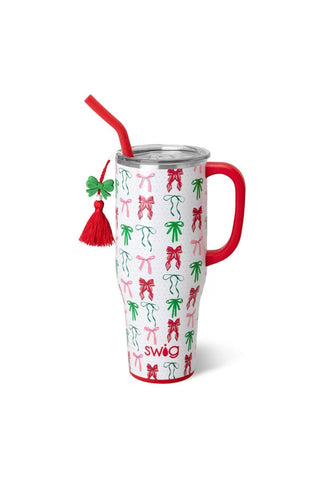 Ribbons and Bows mega mug 40oz