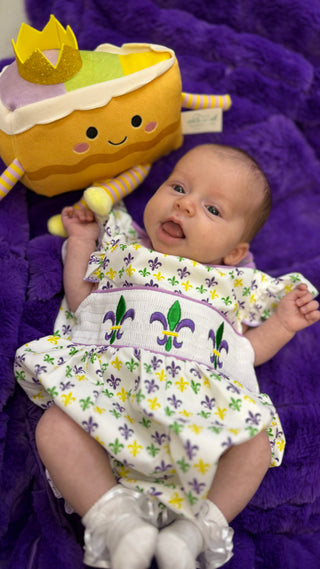 Mardi Gras smock bubble