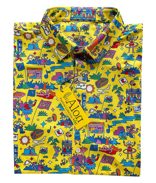 ALON  Men's Fairgrounds Performance Button Down