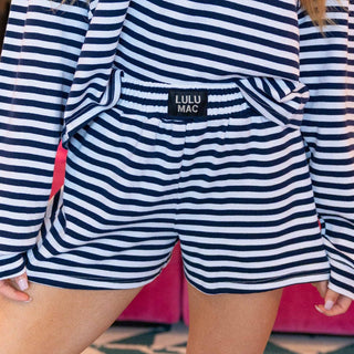 LM-STRIPE Short-NAVY: NAVY /