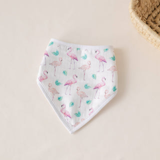 Pink Paradise Organic Muslin Bib