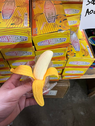 Peeling Banana Squish Toy