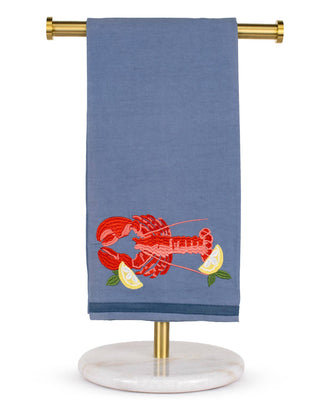 Chalmette Hand Towel   Blue/Multi   20x28