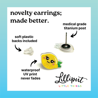 Chickadee Earrings // State Bird Earrings