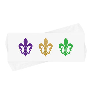 Mardi Gras Fleur de Lis Favors Temporary Tattoo