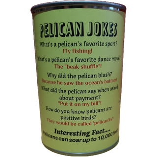 Swoops the Canned Pelican - Eco-Friendly and Recycled Gift: Pop Top Lid