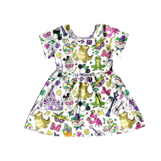 Girls Mouse Mardi Gras dress