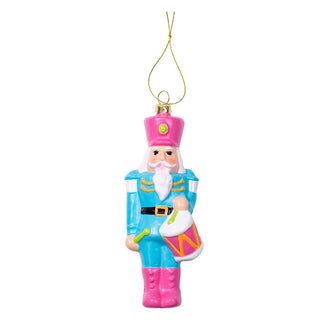 Nutcracker Waltz Ornament   Blue/Pink/White   1.75x6