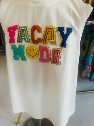 Belle Cher Vacay Mode youth  tank