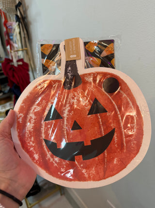 Mudpie Halloween paper plate and napkin set