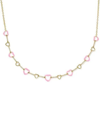 Haisley heart strand necklace