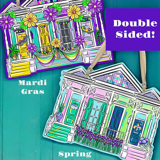 Double sided door hanger