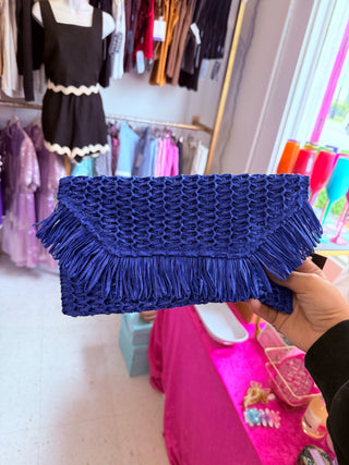 Rattan clutch