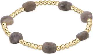 Admire Gold Bead Bracelet - Labradorite 3MM