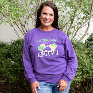 Here for the king cake