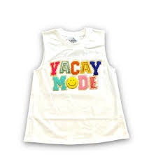 Belle Cher Vacay Mode youth  tank