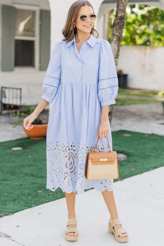 Caroline eyelet dress