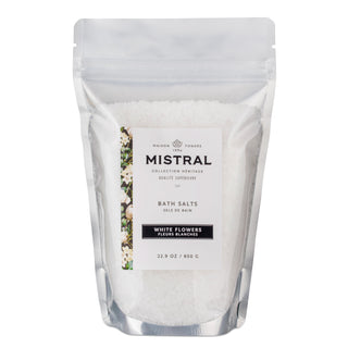 Mistral bath salt heritage white flowers or lavender 650g/22.9oz