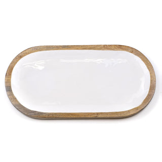 Hogan Serving Tray in White