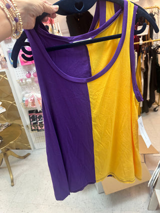 Half and half tee rayon knit