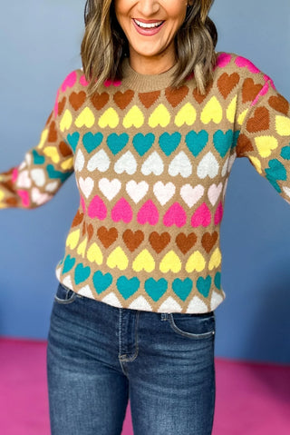 Sweet heart sweater