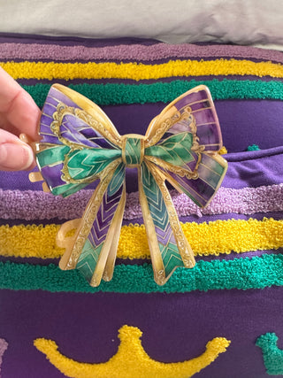 Mardi Gras Hair clips