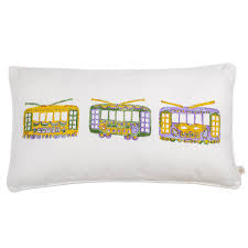 Mardi Gras Lumbar pillow