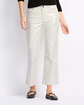 KUT FROM THE CLOTH Kelsey coated high rise ankle flare