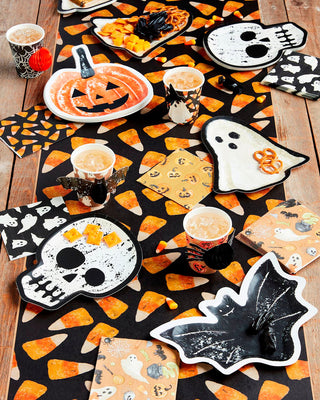 Mudpie Halloween paper plate and napkin set