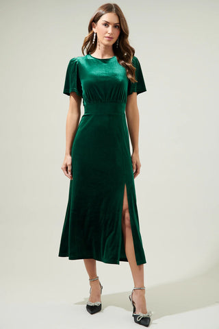 Bailey Velvet Midi Dress