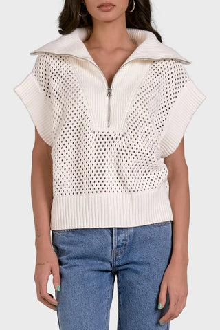 Addie Zip Up Sweater