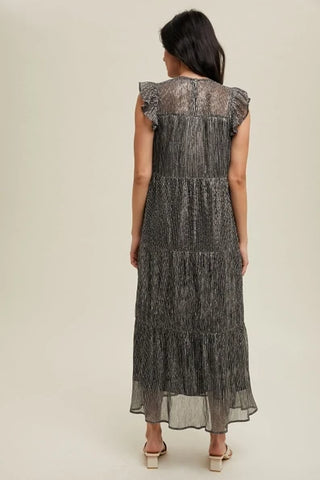 Tierra Pleated Maxi Dress