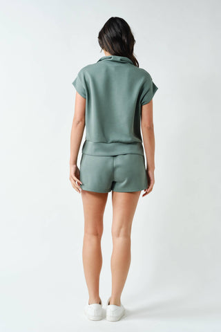 Laguna Half-Zip Ace Set: ELDERGREEN