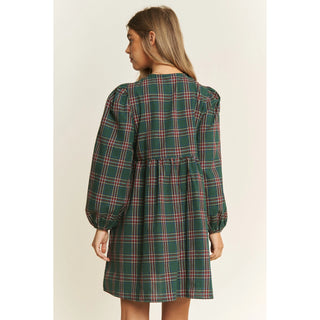 Babydoll Bow Mini Dress
