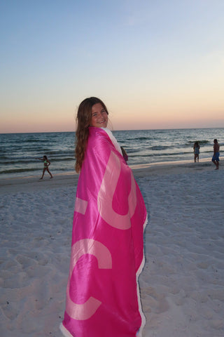 LM-BK LULU MAC BLANKET PINK