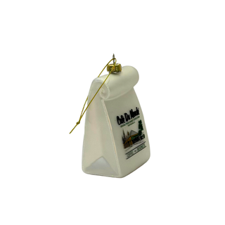 Café du Monde To-Go Bag Glass Ornament
