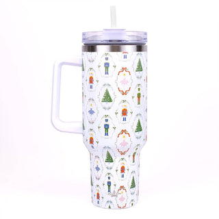 Nutcracker Waltz Tumbler   White/Multi   40oz