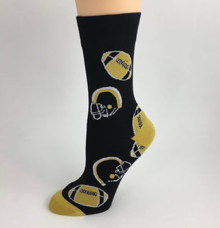 Football/helmet socks Black and Gold