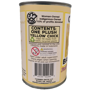 Canned Baby Chick | Easter Gift | Plush in Can w/Jokes: Pop Top Lid